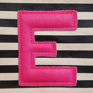 Betsey Johnson Monogram Initial "E" Accessory Bag
